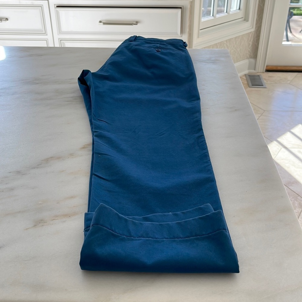 J Crew blue 100% cotton chinos urban slim. Very good condition sz w31 L 30